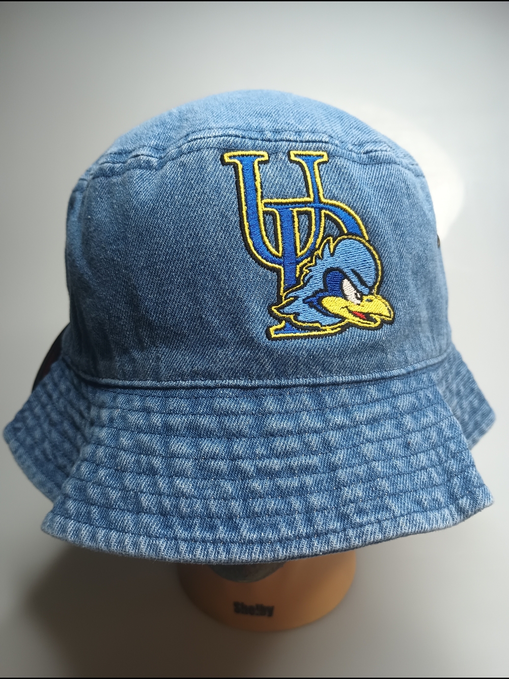 University Of Delaware Blue Hens Denim Bucket Hat Size L/XL